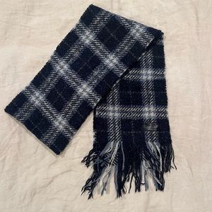 Blue Burberry scarf